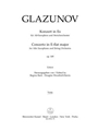Concerto for Contralto Saxophone and String Orchestra E-flat major op. 109
