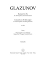 Concerto for Contralto Saxophone and String Orchestra E-flat major op. 109