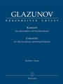 Concerto for Contralto Saxophone and String Orchestra E-flat major op. 109