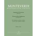 Lamento d' Arianna (Monodia) / Pianto della Madonna (Contrafactum) for Solo Voice and Basso continuo