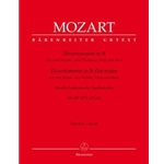 Divertimento for two Horns, two Violins, Viola and Bass in B-flat major K. 287 (271b, 271 H) "Zweite Lodronische Nachtmusik"