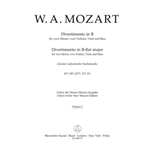 Divertimento for two Horns, two Violins, Viola and Bass in B-flat major K. 287 (271b, 271 H) "Zweite Lodronische Nachtmusik"