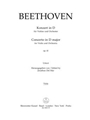 Concerto for Violin and Orchestra D major op. 61