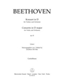 Concerto for Violin and Orchestra D major op. 61