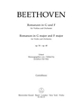 Romances in F major and G major for Violin and Orchestra op. 50, 40