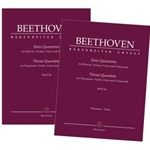 Three Quartets for Pianoforte, Violin, Viola and Violoncello WoO 36