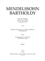 Der 42. Psalm "Wie der Hirsch schreit" (Psalm 42 "As the Hart Pants") op. 42