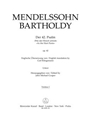 Der 42. Psalm "Wie der Hirsch schreit" (Psalm 42 "As the Hart Pants") op. 42