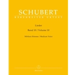 Lieder, Volume 10 for Medium Voice
