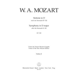Symphony D major (based on Serenade K. 320)