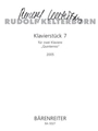 Klavierstuck 7 fur zwei Klaviere "Quinternio" (2005)