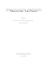 flow for violin, flute (doubling alto flute) and Violoncello (2005)