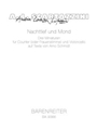 Nachttief und Mond (2007) -three minatures for countertenor (or female voice) and Violoncello on tex