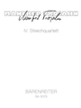 IV. String Quartet (2009)