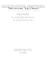 Haut terrain for 12-voice chamber choir (2010)