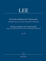 40 Easy Etudes For Violoncello  Opus 70