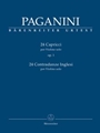 24 Capricci  Opus 1; 24 Contradanze Inglesi
