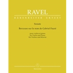 Sonata / Berceuse sur le nom de Faure
