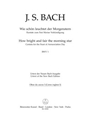 How bright and fair the morning star BWV 1 -Cantata for the Feast of Annunciation Day-