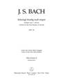 Schwingt freudig euch empor BWV 36 -Cantata for the First of Advent- (Final version)