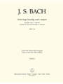 Schwingt freudig euch empor BWV 36 -Cantata for the First of Advent- (Final version)