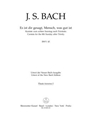 Es ist dir Gesagt, Mensch, was gut ist BWV 45 -Cantata for the 8th Sunday after Trinity-