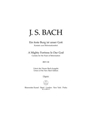 A Mighty Fortress is Our God BWV 80 -Cantata for the Feast of Reformation-