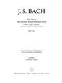 Ein Herz, das seinen Jesum lebend wei? BWV 134 -Cantata for Easter Tuesday- (third version)
