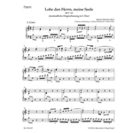 Praise thou the Lord, o my spirit -Cantata for soloists, choir and Orchestra- (Urtext of the New Bac