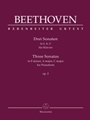 Three Sonatas  Opus 2  f min, A maj, C maj