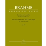 Sonatas in F minor and E-flat Major, op. 120