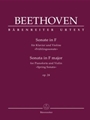 Sonata for Pianoforte and Violin in F major op. 24 "Spring Sonata"