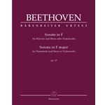 Sonata for Pianoforte and Horn or Violoncello in F major Opus 17