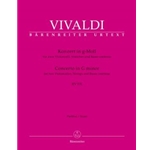 Concerto for two Violoncellos, Strings and Basso continuo in G minor RV 531