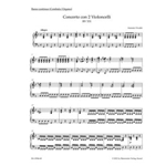 Concerto for two Violoncellos, Strings and Basso continuo in G minor RV 531