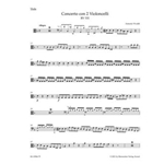 Concerto for two Violoncellos, Strings and Basso continuo in G minor RV 531