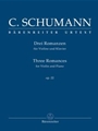 Three romances for violin and piano op.22