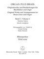 organ plus brass, Volume I (Original works and arrangements for brass choir and organ)