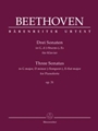 Three Sonatas Opus 31 G, d Tempest, Eb