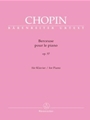 Berceuse for Piano op. 57