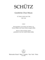 Trostet, trostet mein Volk SWV 382 -Motet- (No. 14 from "Geistliche Chor-Music")