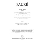 Messe basse for three Female Voices (solo and choir), and Organ or Harmonium N 163