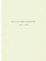 Mozart-Bibliographie. 1981-1985 -Mit Nachtragen zur Mozart-Bibliographie to 1980-