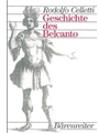 Geschichte des Belcanto
