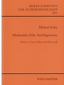 Hindemiths fruhe String Quartets (1915-1923) -Studien zu Form, Faktur und Harmonik-
