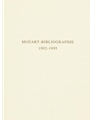 Mozart-Bibliographie. 1992-1995 -Mit Nachtragen zur Mozart-Bibliographie to 1991-