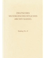 Deutsches MusikGeschichtliches Archiv Kassel. Katalog der Filmsammlung -Band 5/3. Sammeldrucke des 1