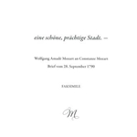 eine schone, prachtige Stadt. -