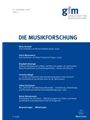 Die Musikforschung, Heft 1/2018
