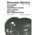 zwei Lieder nach Texten der Negerpoesie